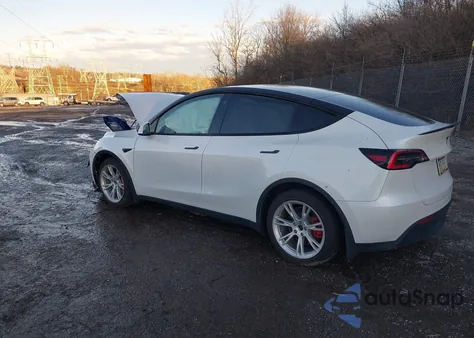 2020 Tesla Model Y Long Range Dual Motor All-Wheel Drive из США, поврежденный, VIN 5YJYGDEEXLF044247